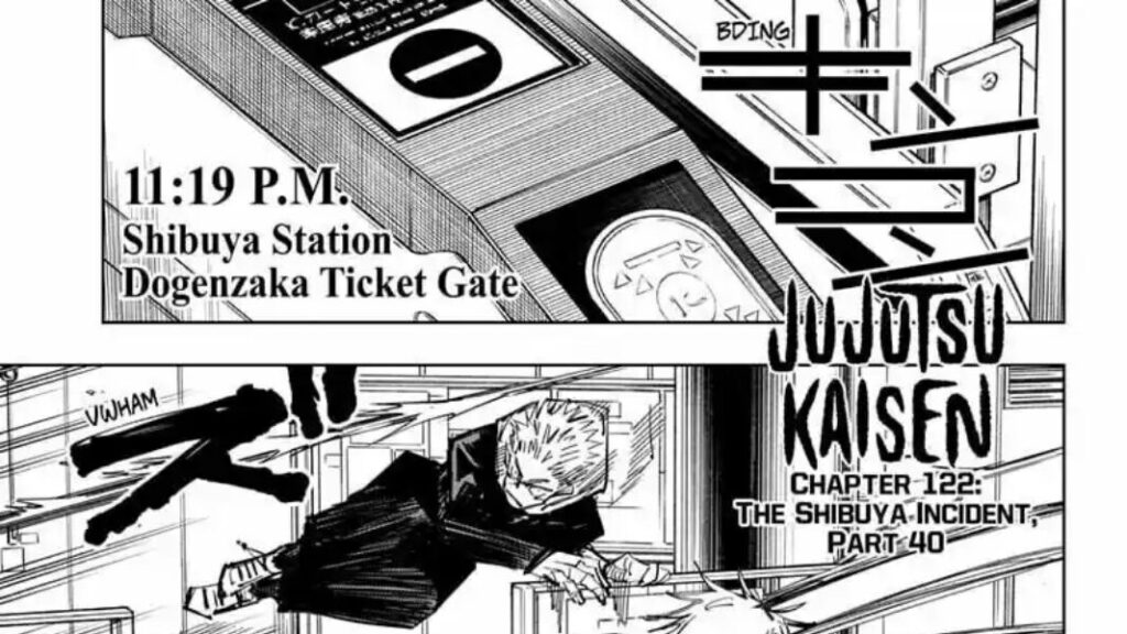 Jujutsu Kaisen Chapter 122