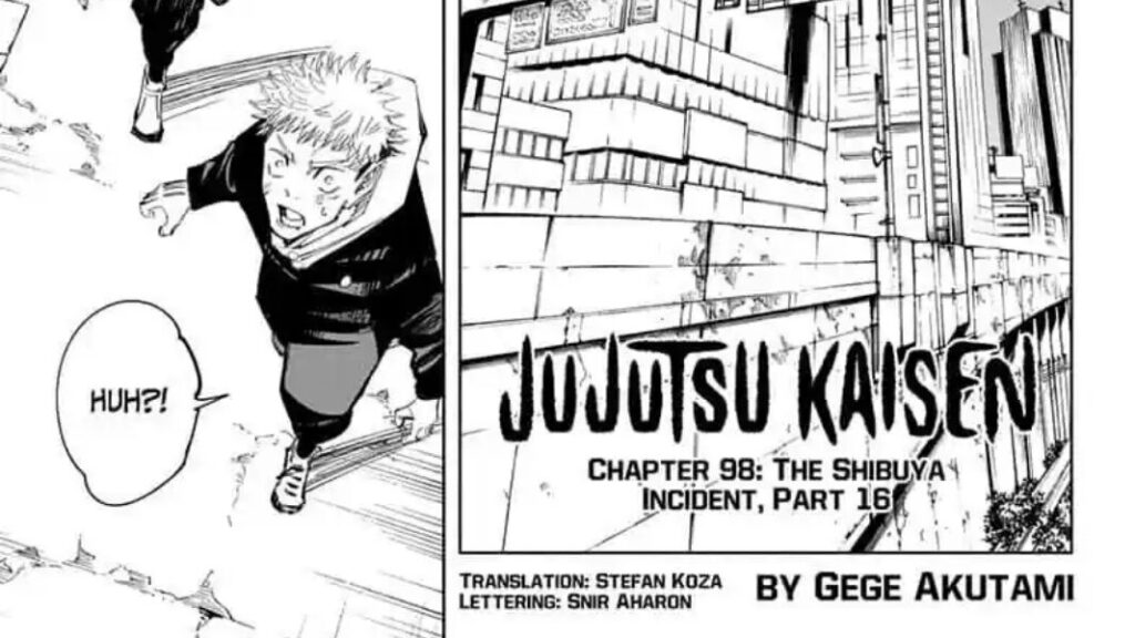 Jujutsu Kaisen Chapter 98