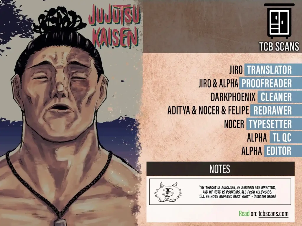 Jujutsu Kaisen Chapter 255
