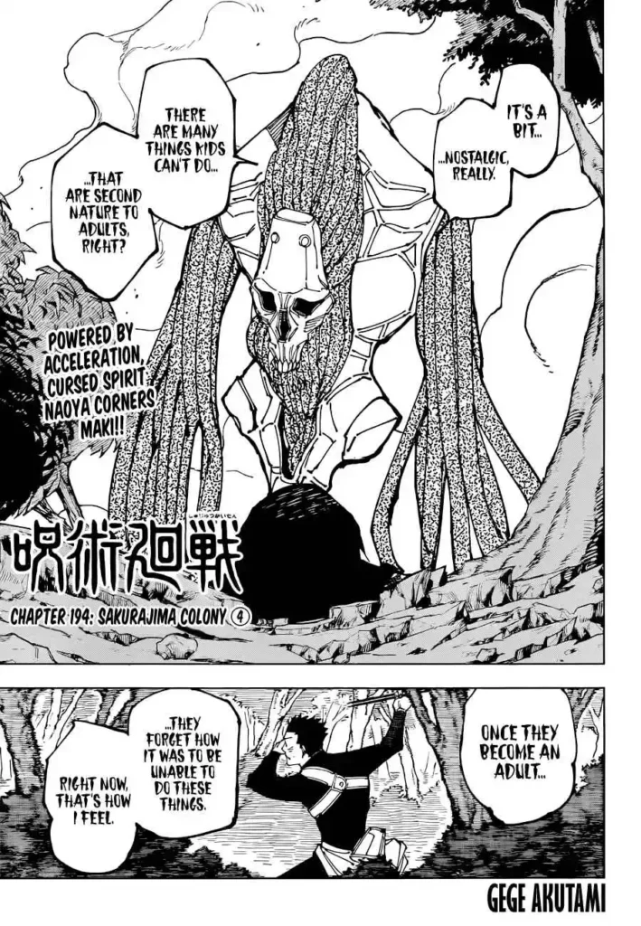 Jujutsu Kaisen Chapter 194